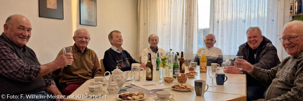 Saaser Männerkreis im Gespräch