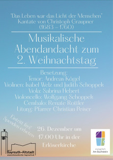 Konzert 26.1025